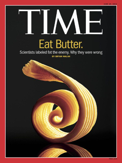 Журнал Time сливочное масло